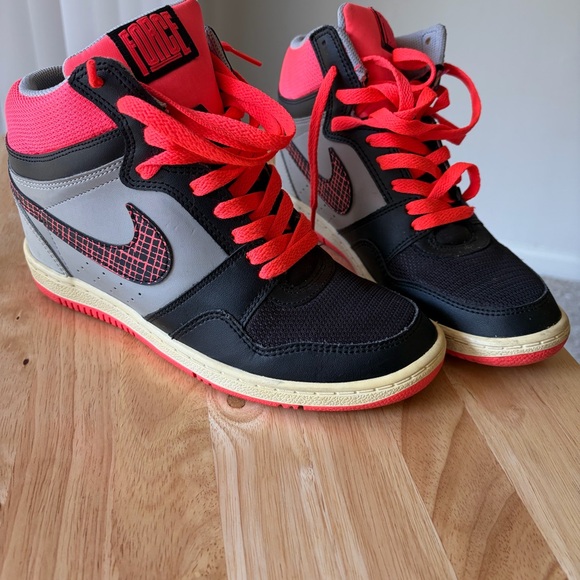 Nike Force Dunk Sky High Hidden Wedge Heel - Picture 1 of 5